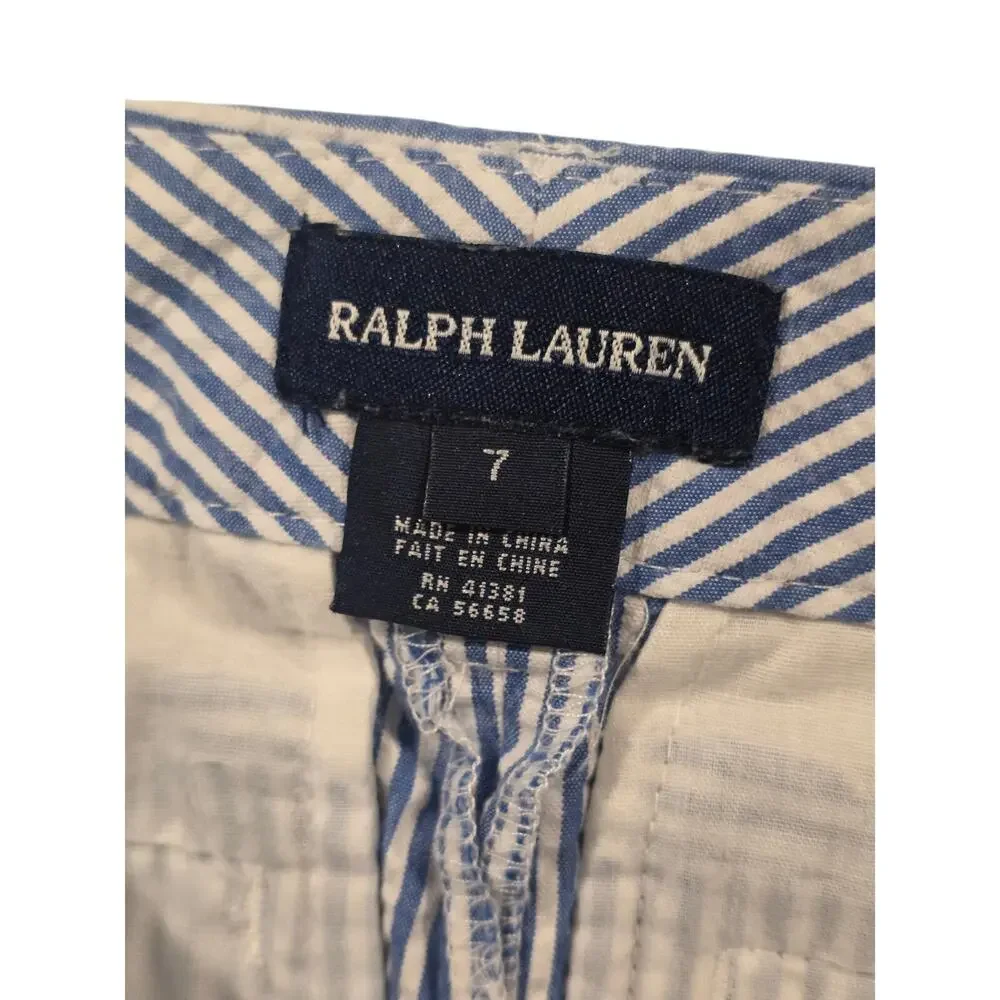 Ralph Lauren Girls Blue Pants 7